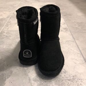 Toddler girl bear paw boots